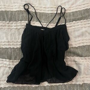 Black sheer tank